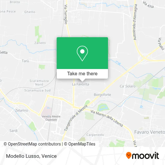 Modello Lusso map