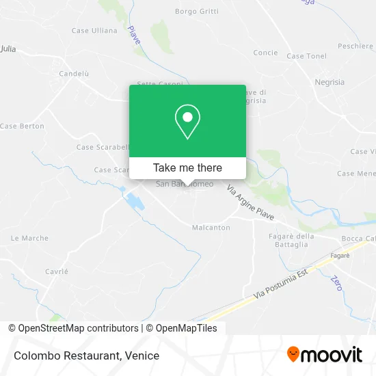 Colombo Restaurant map