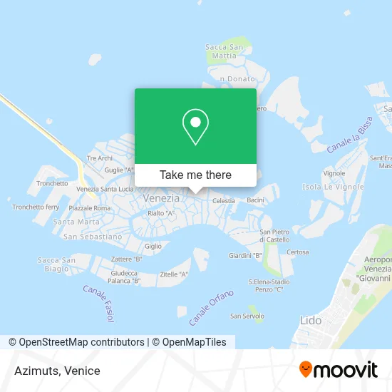 Azimuts map