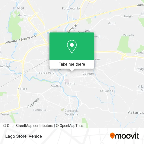 Lago Store map