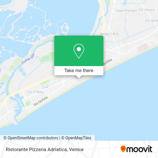 Ristorante Pizzeria Adriatica map