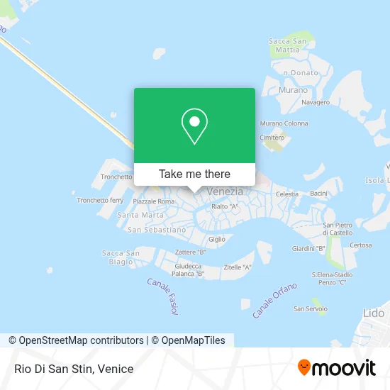 Rio Di San Stin map