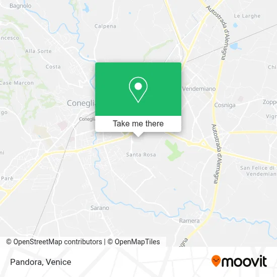 Pandora map