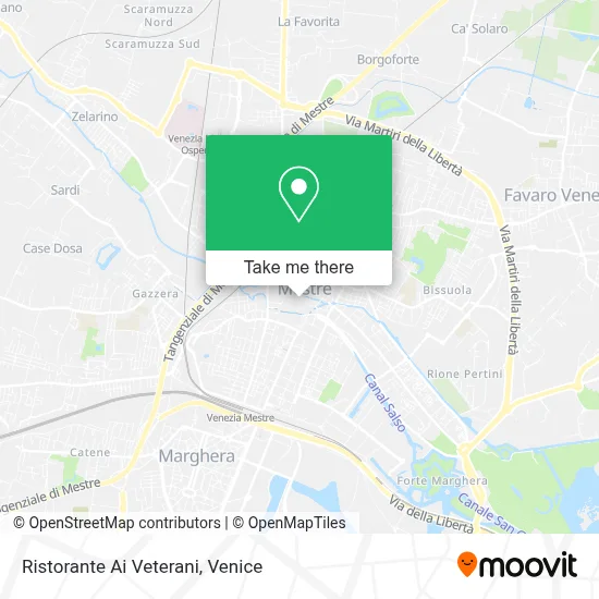 Ristorante Ai Veterani map