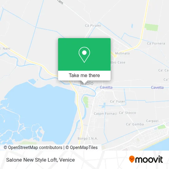 Salone  New Style Loft map