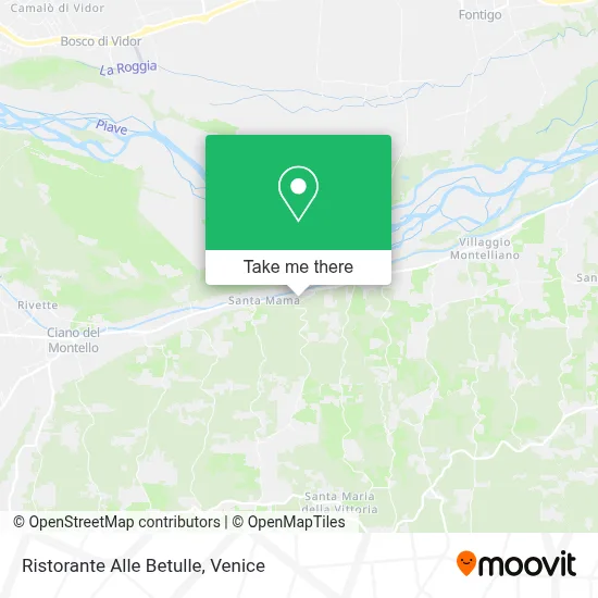 Ristorante Alle Betulle map