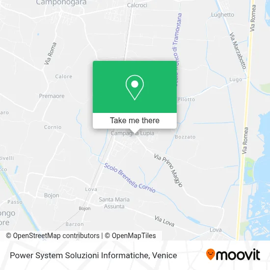 Power System Soluzioni Informatiche map