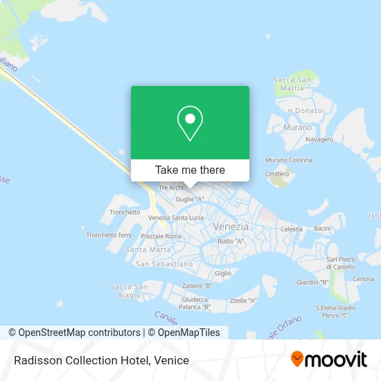 Radisson Collection Hotel map