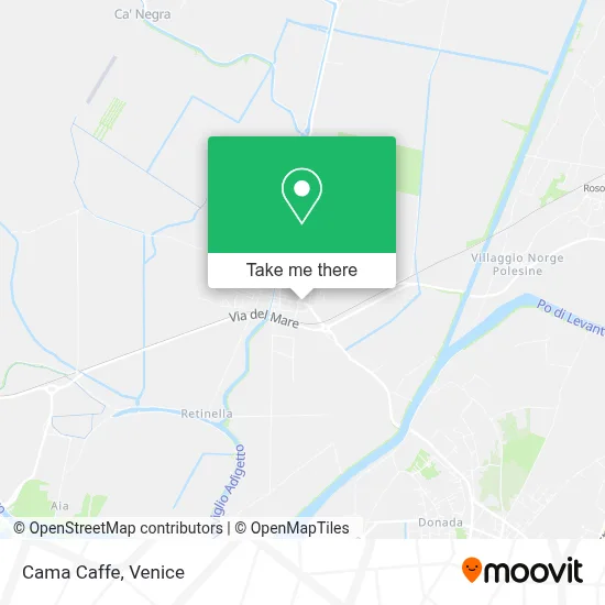 Cama Caffe map