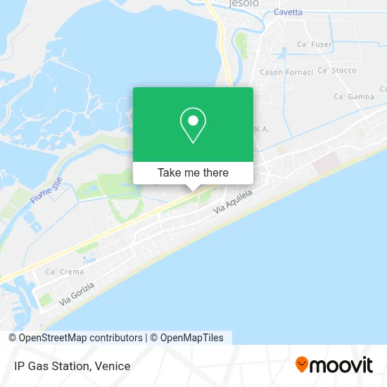 IP Gas Station map