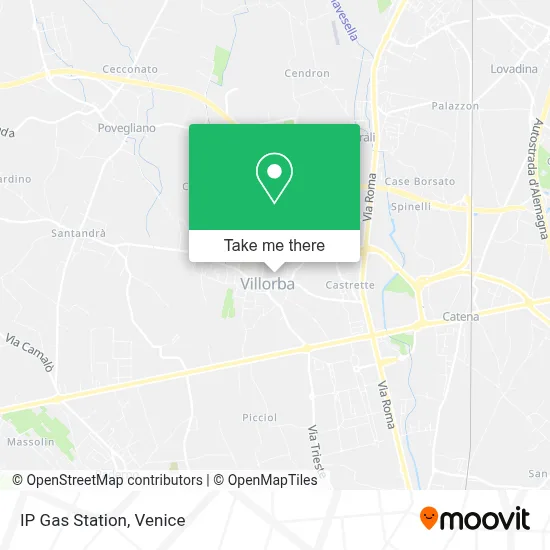 IP Gas Station map