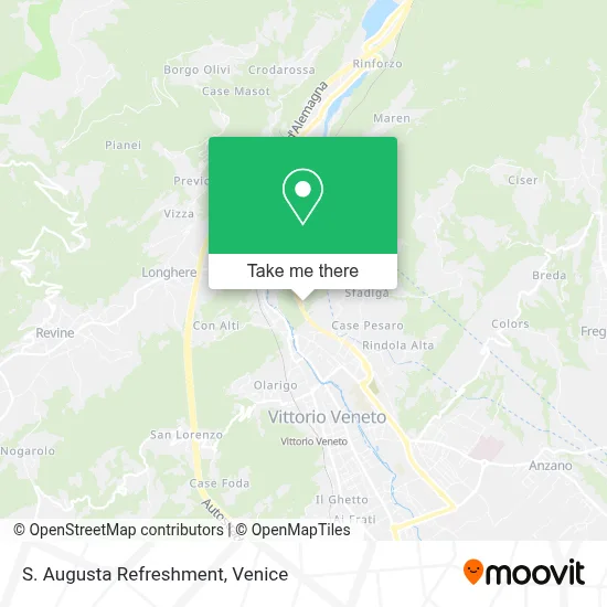 S. Augusta Refreshment map