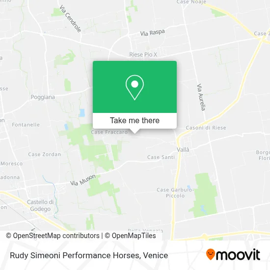 Rudy Simeoni Performance Horses map