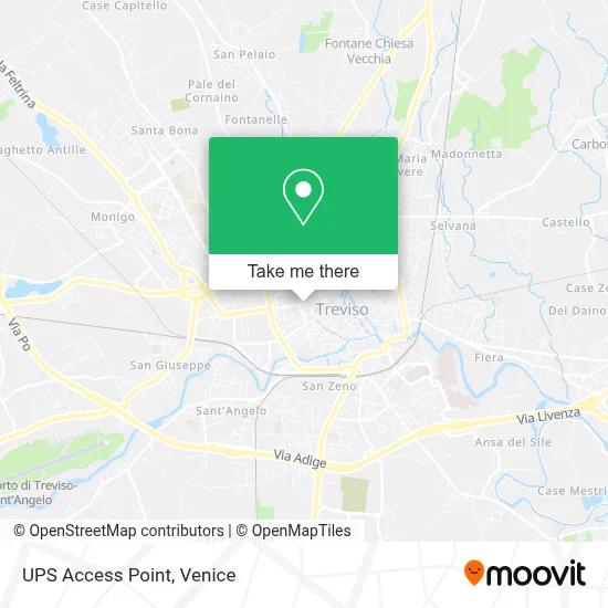 UPS Access Point map
