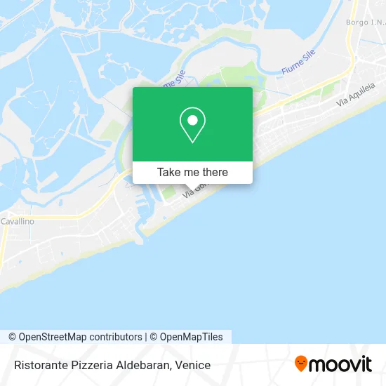 Ristorante Pizzeria Aldebaran map