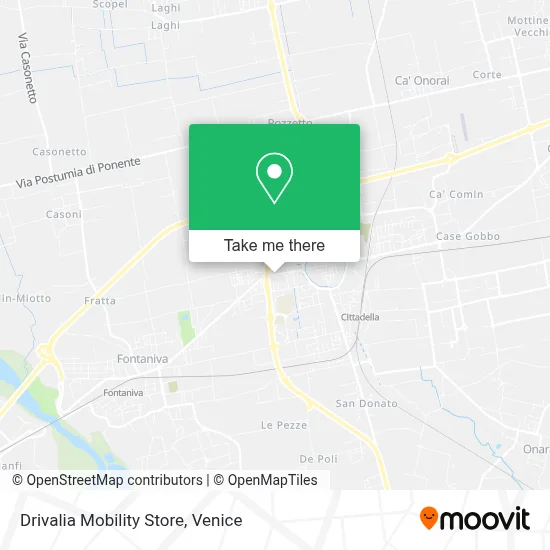 Drivalia Mobility Store map