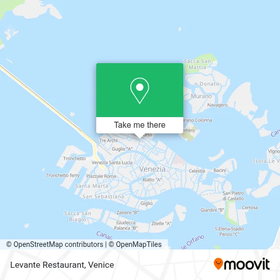 Levante Restaurant map