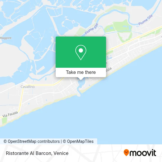 Ristorante Al Barcon map