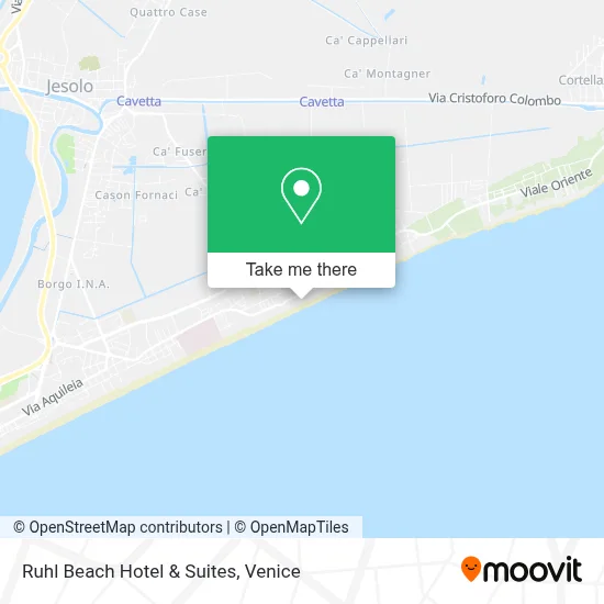 Ruhl Beach Hotel & Suites map