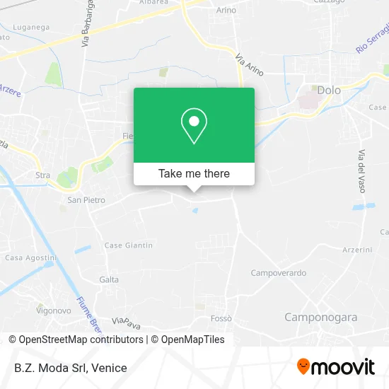 B.Z. Moda Srl map