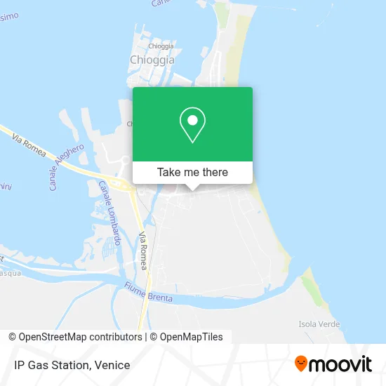 IP Gas Station map