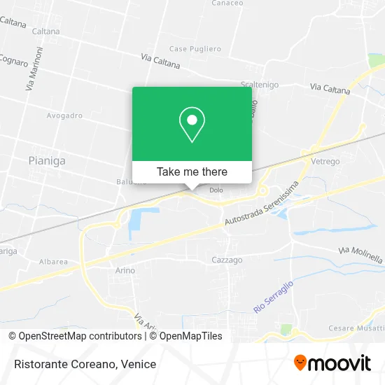 Ristorante Coreano map