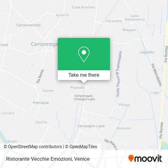 Ristorante Vecchie Emozioni map