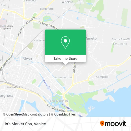 In's Market Spa map