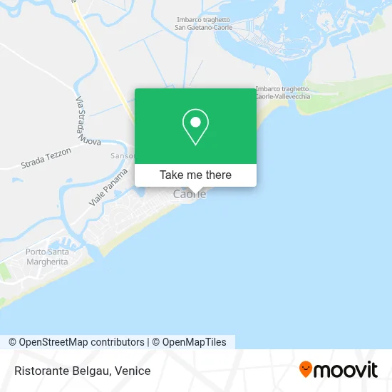 Ristorante Belgau map