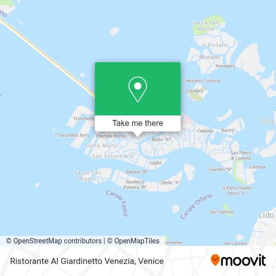 Ristorante Al Giardinetto Venezia map