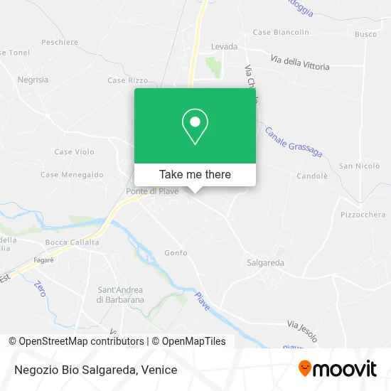 Negozio Bio Salgareda map