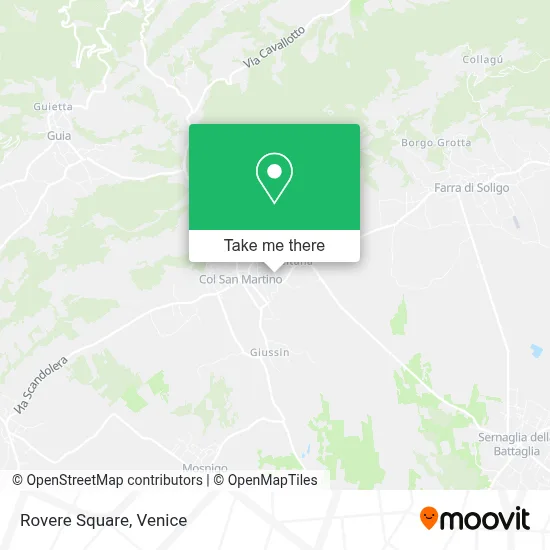 Rovere Square map