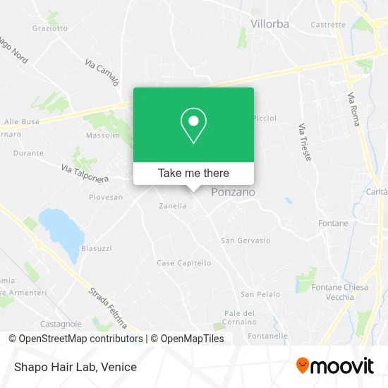 Shapo Hair Lab map