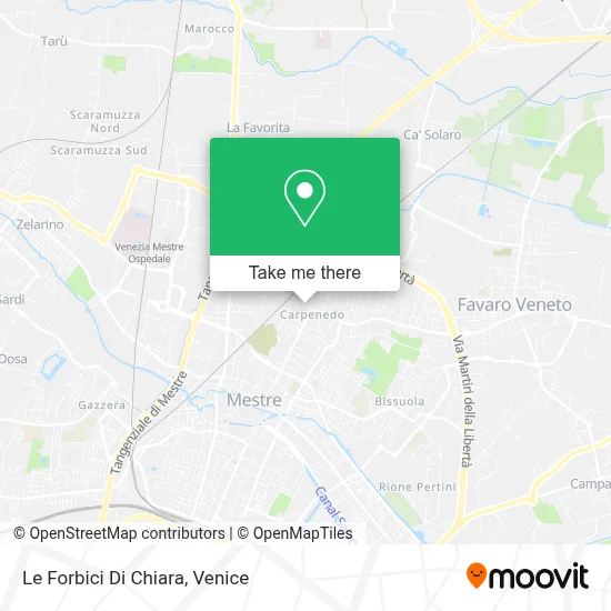 Le Forbici Di Chiara map