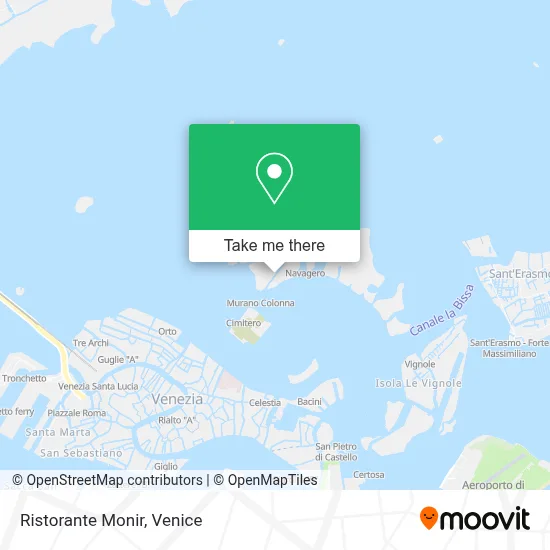 Ristorante Monir map