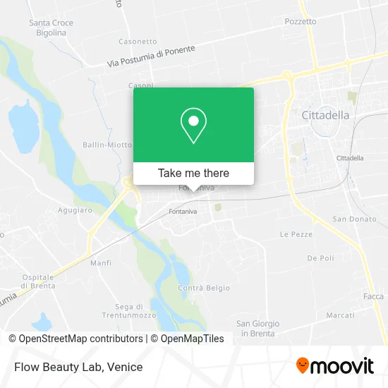 Flow Beauty Lab map