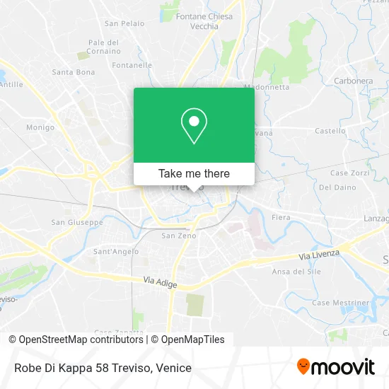 Robe Di Kappa 58 Treviso map