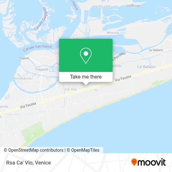 Rsa Ca' Vio map