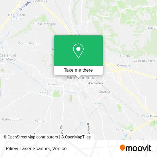 Rilievi Laser Scanner map