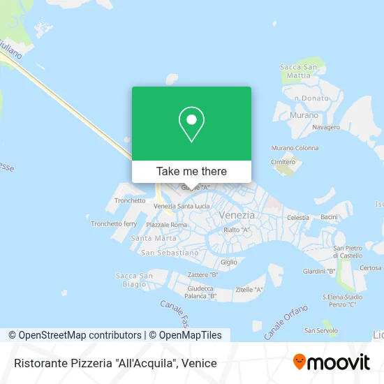 Ristorante Pizzeria "All'Acquila" map