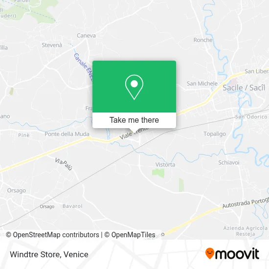 Windtre Store map