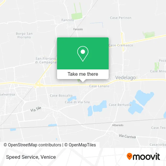 Speed Service map