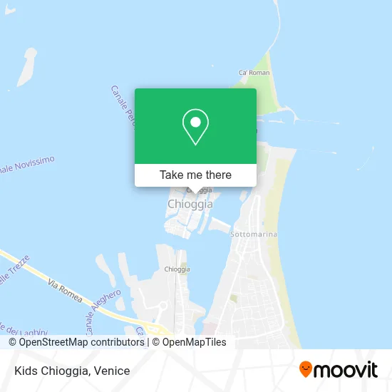 Kids Chioggia map