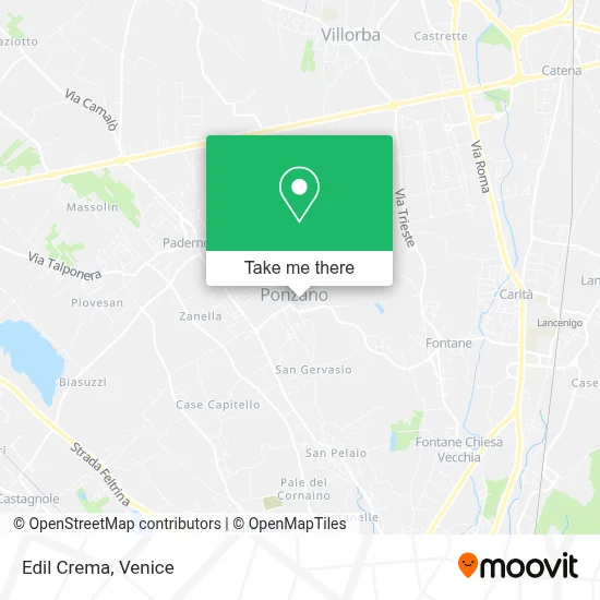 Edil Crema map