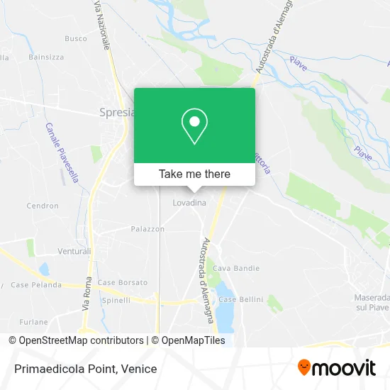 Primaedicola Point map
