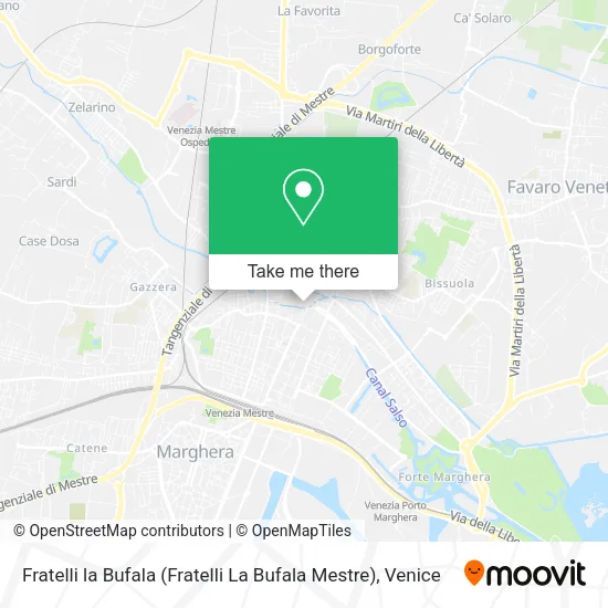 Fratelli la Bufala (Fratelli La Bufala Mestre) map