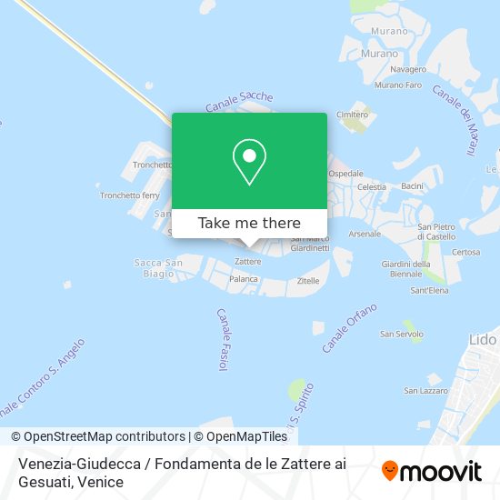 Venezia-Giudecca / Fondamenta de le Zattere ai Gesuati map