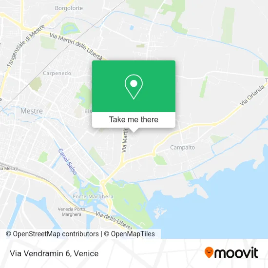 Via Vendramin 6 map