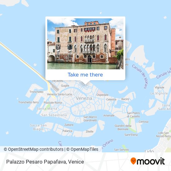 Palazzo Pesaro Papafava map