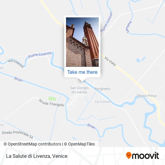 La Salute di Livenza map